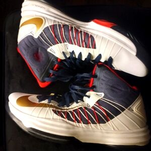 Nike Lunar Hyperdunk 2012 Gold Metal Mens Size 10